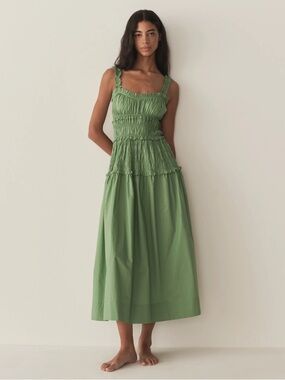 Dôen Marianne Dress in English Ivy